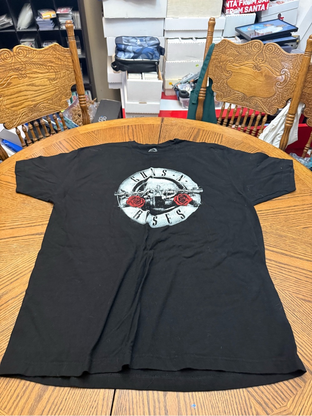 Guns N' Roses Noth America Tour 2023 Black Graphic Band T-Shirt - Men's